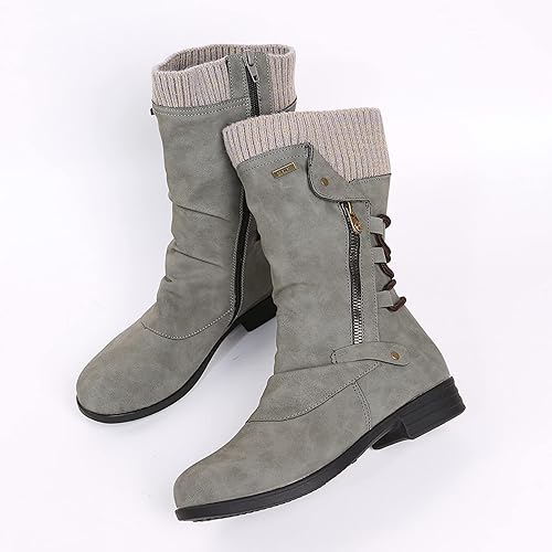Damen Winterstiefel Weich Komfortabel Warm