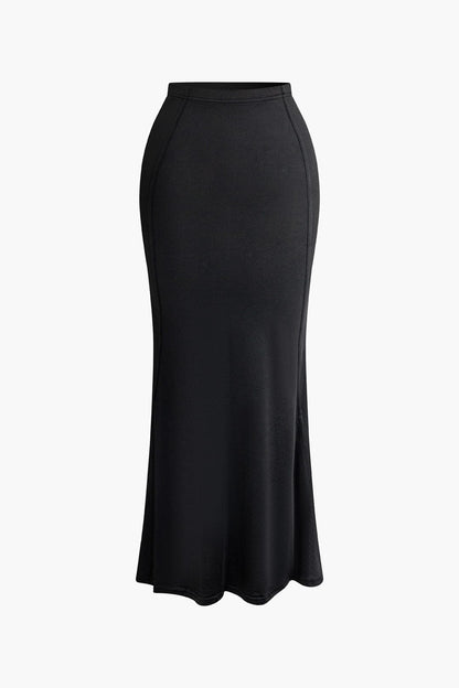 Elegantes Damen Abendkleid Set aus und Maxirock