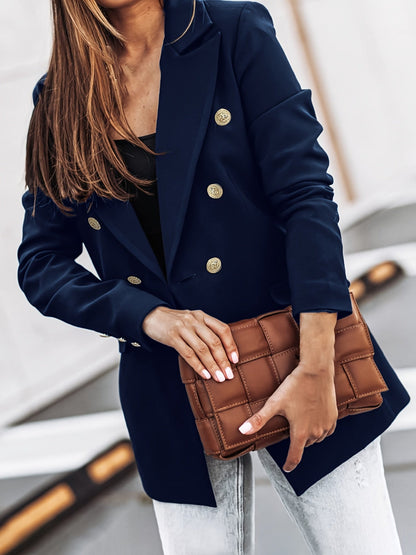 Damen Büroblazer Doppelknopf Modern