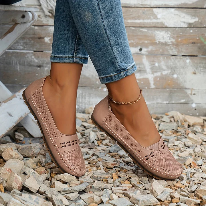 Damen Orthopädische Schuhe Bequem Slip-On Komfort