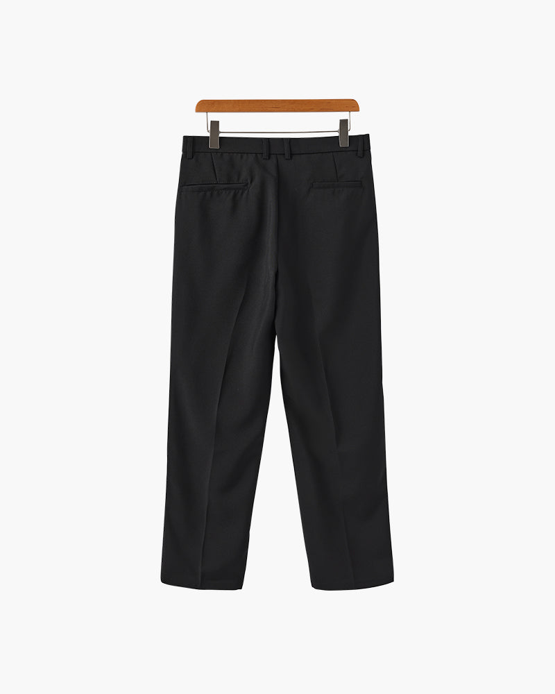 Enzo Damen Anzughose High-Waist Weites Bein