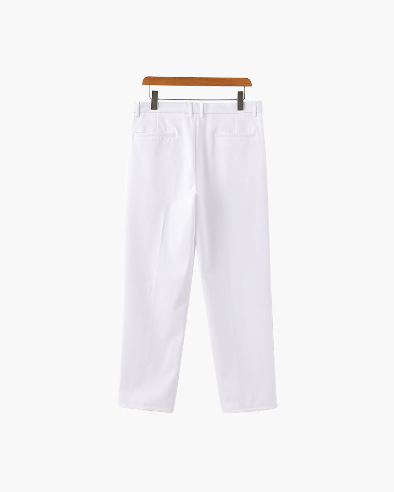 Enzo Damen Anzughose High-Waist Weites Bein