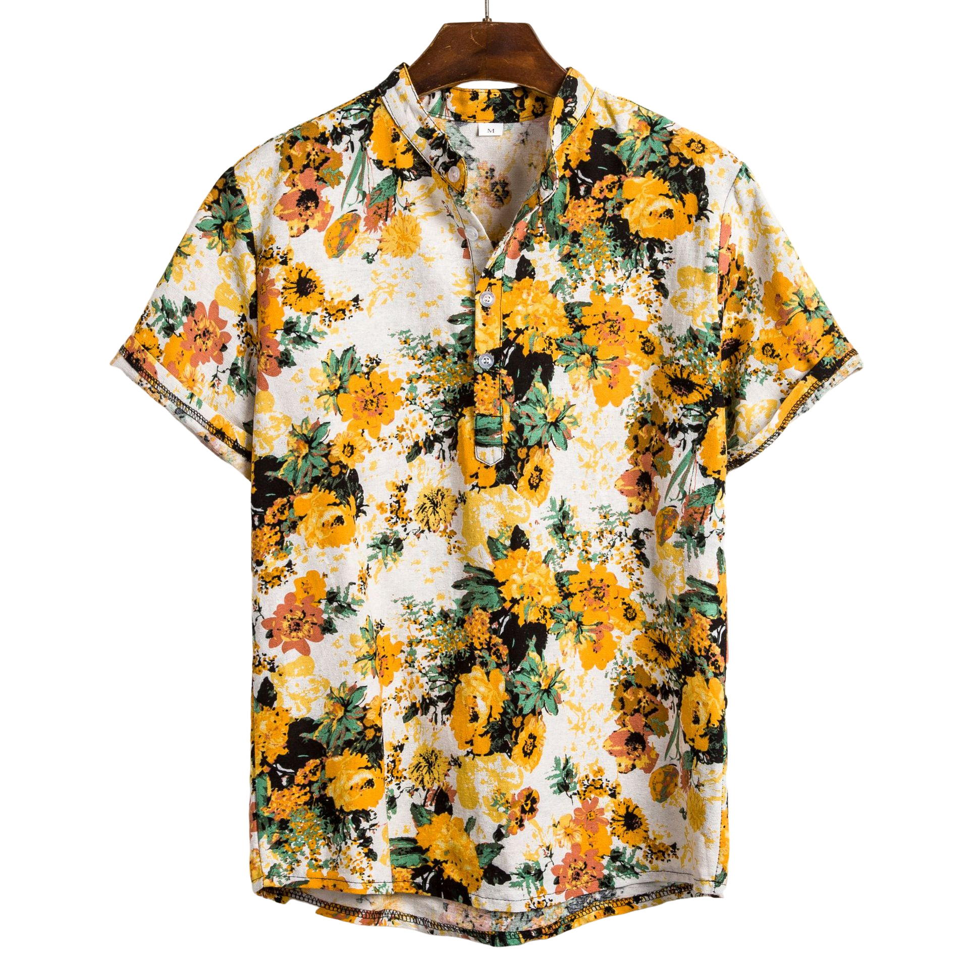 Herren Freizeithemd Blumenmuster Bequem - Norvielle