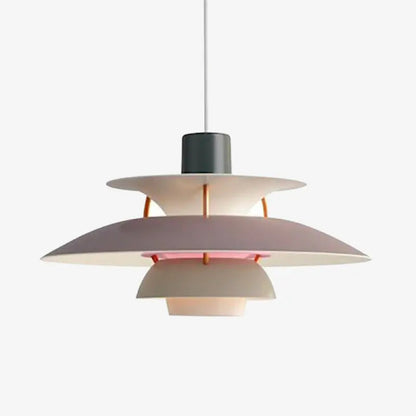 Moderne Metall Hängelampe Farbiges LED Licht Pendellampe - Norvielle