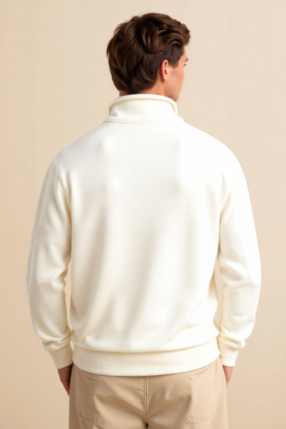Herren Fleecepullover Reißverschluss Modern Wärmer