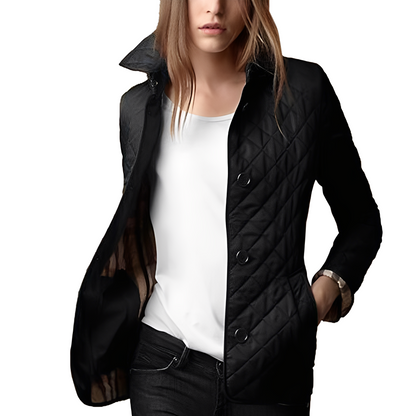 Damen Taillierte Jacke Warm Modern
