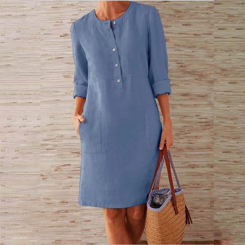 Damen Freizeitkleid Stilvoll Sommerkleid