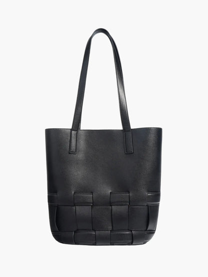 Geflochtene Damen Lederhandtasche