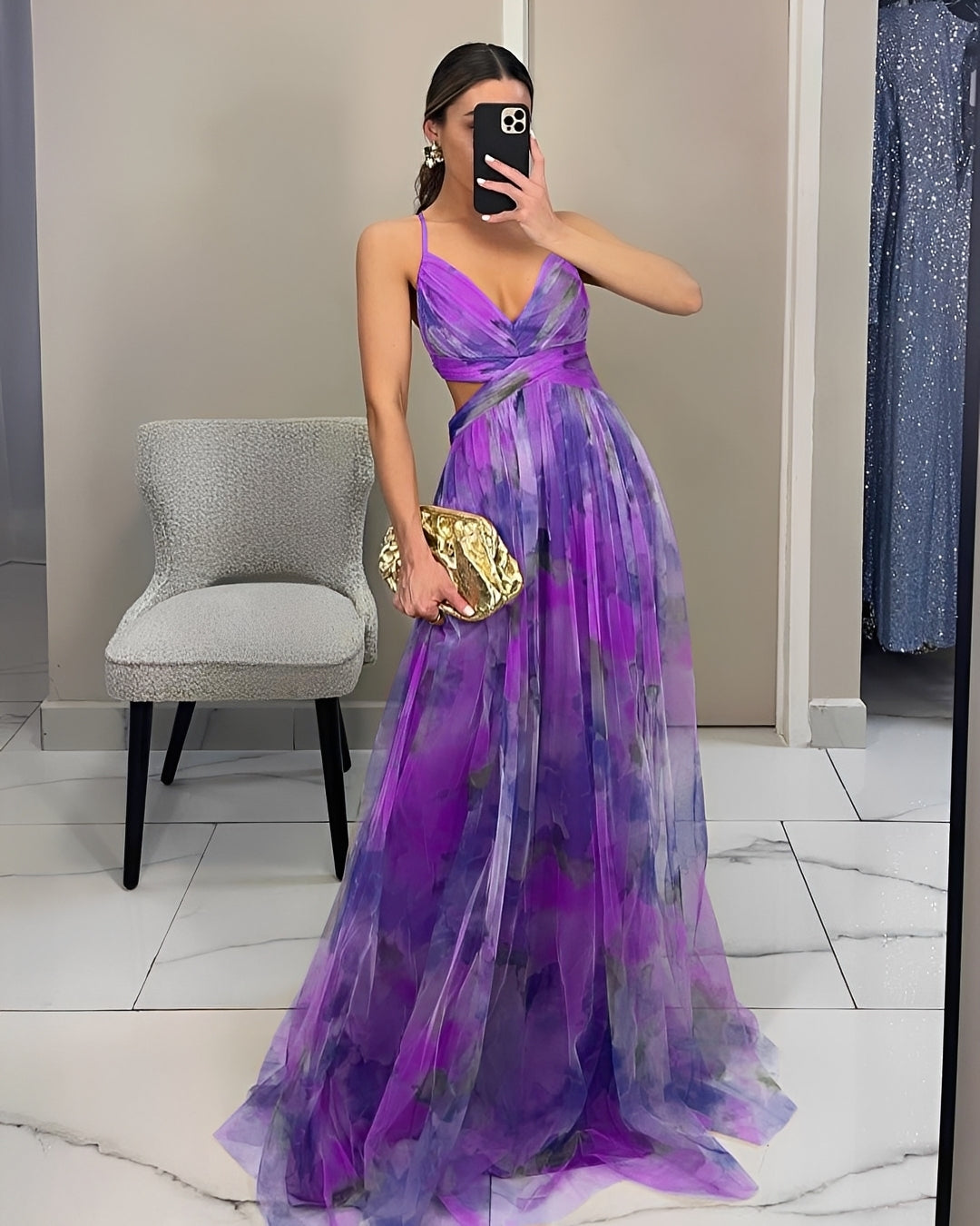 Damen Maxikleid Elegant