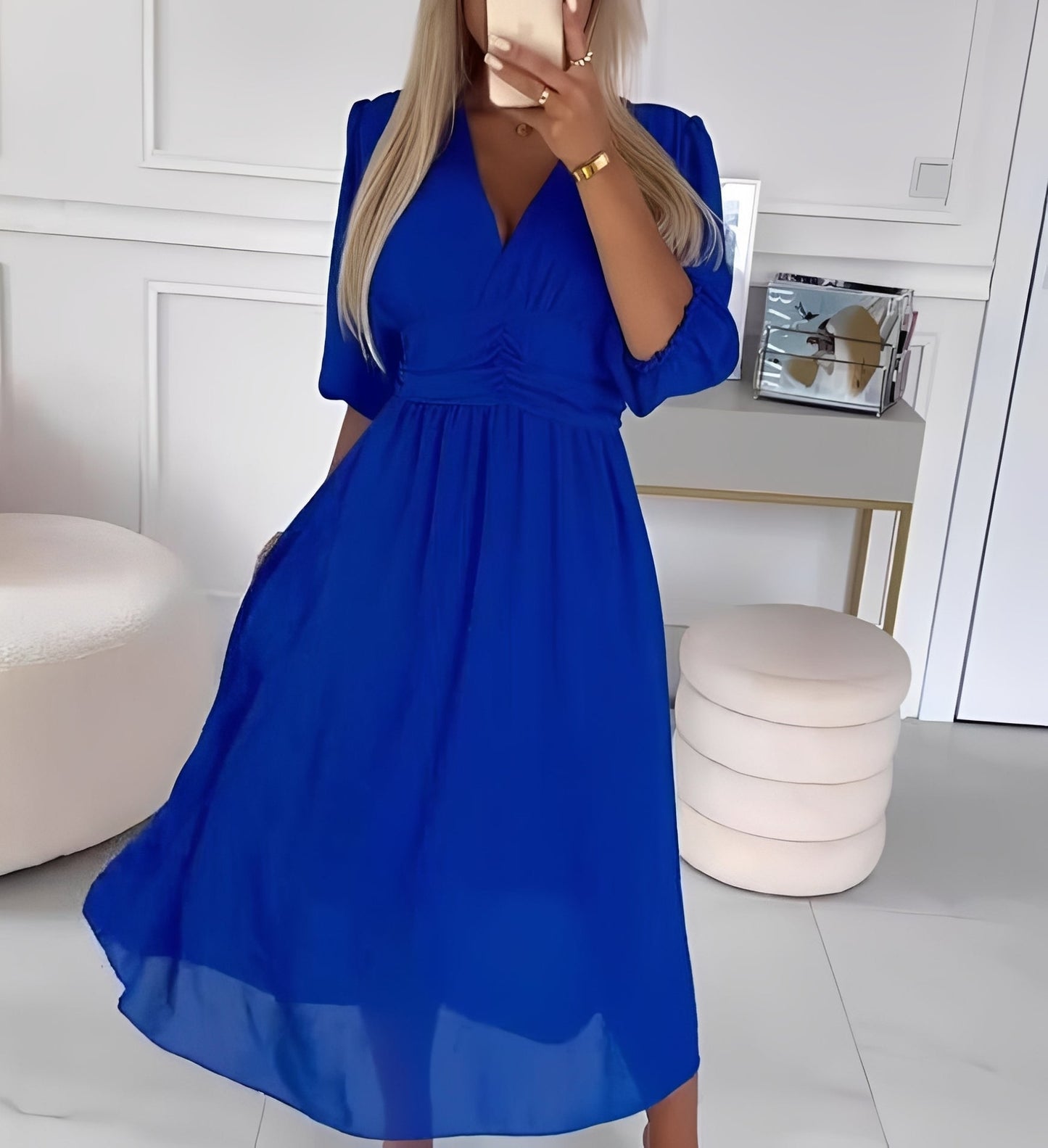 Damenkleid mit Ärmeln Lang