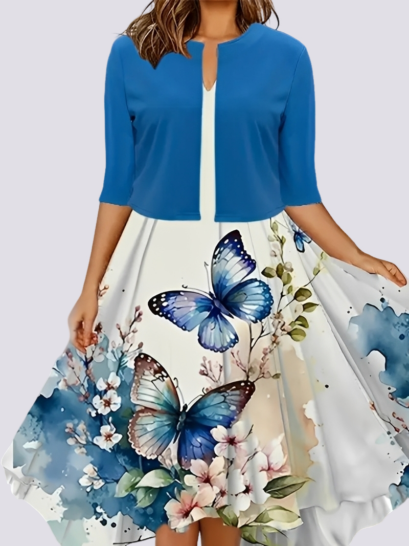 Damen Abendkleid Set Zweiteilig Lang Elegantes