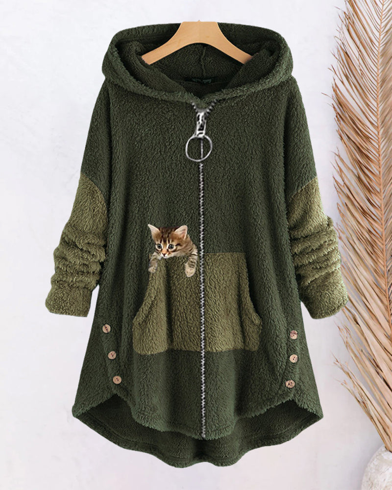 Katzenprint Schal Berliner Stil Süß - Norvielle
