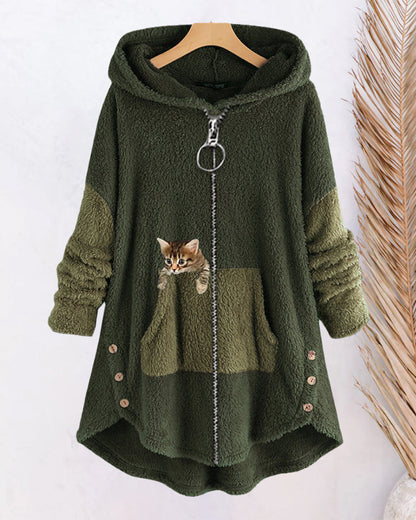 Katzenprint Schal Berliner Stil Süß - Norvielle