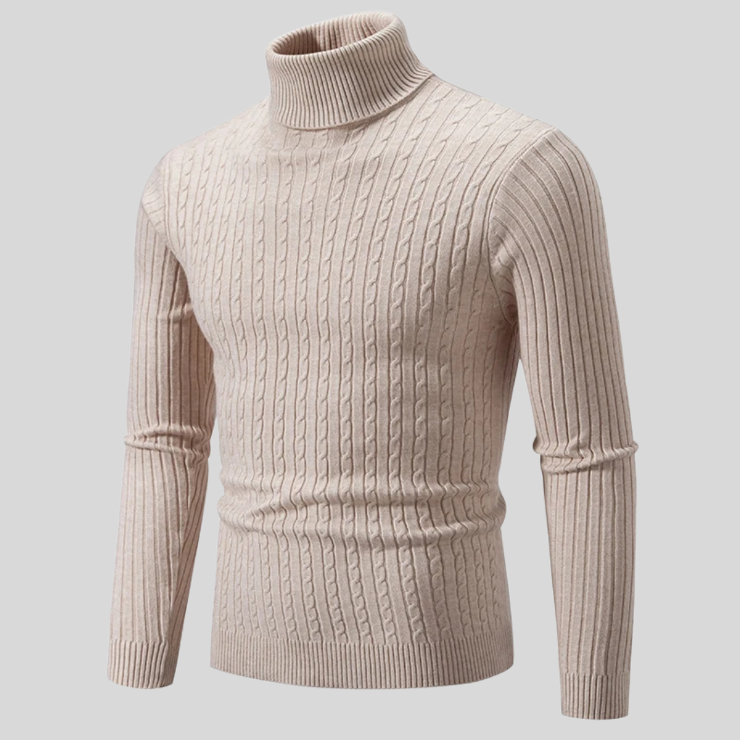 Stilvoller Damen Rollkragenpullover Warm