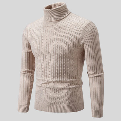 Stilvoller Damen Rollkragenpullover Warm