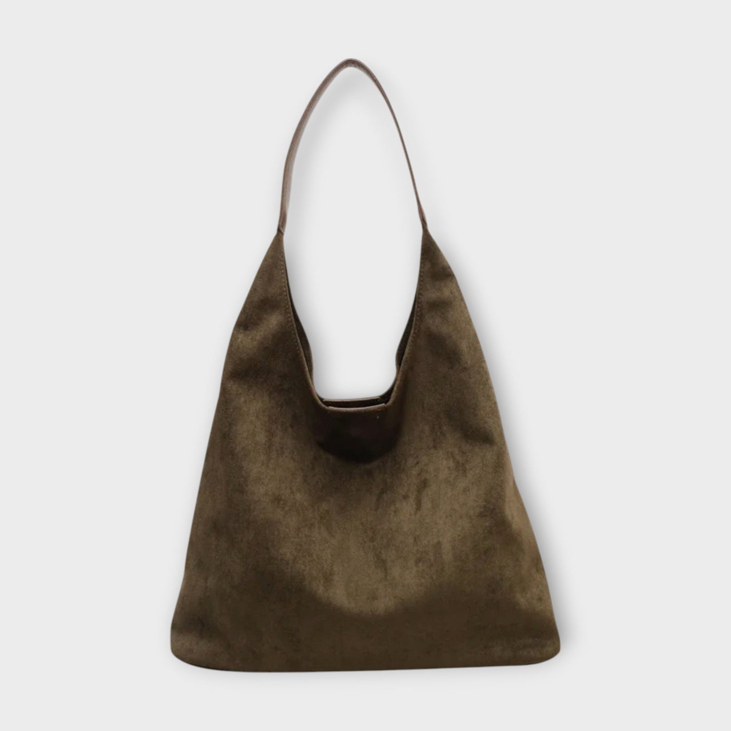Damen Schultertasche Leder Minimalistisch
