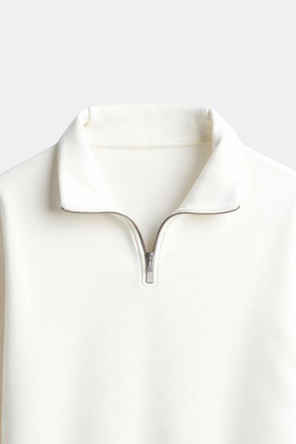 Herren Fleecepullover Reißverschluss Modern Wärmer