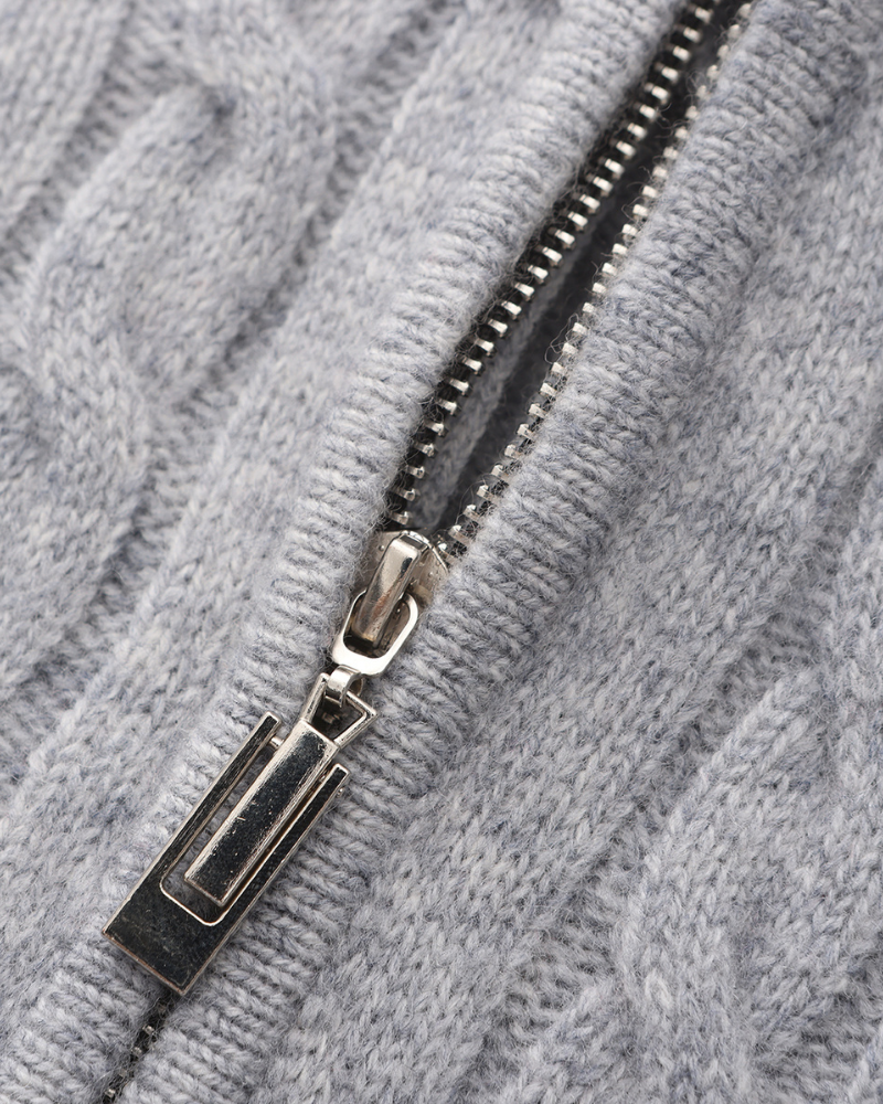 Herren Pullover Kaschmir Chunky Knit Warm Kabelmuster