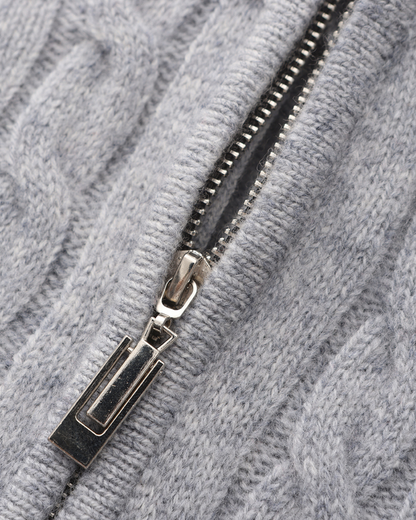 Herren Pullover Kaschmir Chunky Knit Warm Kabelmuster