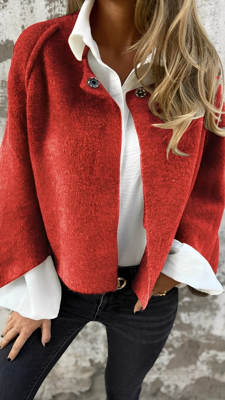 Damen Kaschmirjacke Weich Bequem