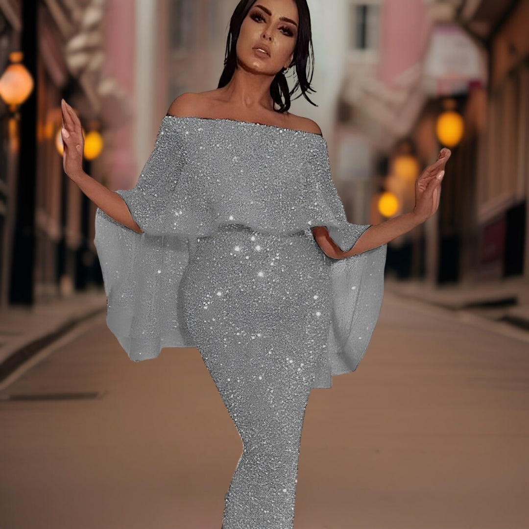 Damen Maxikleid Verona Elegant Längs