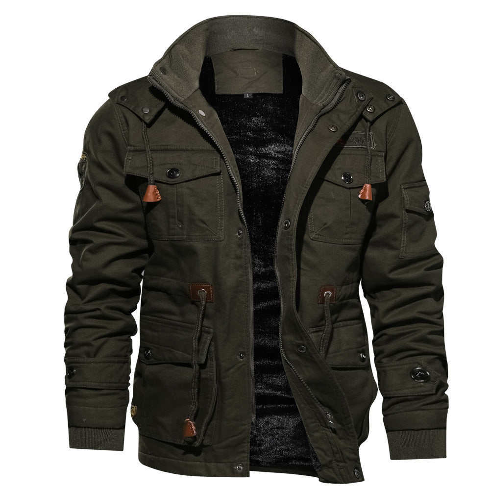 Herren Samtjacke Warm Elegant