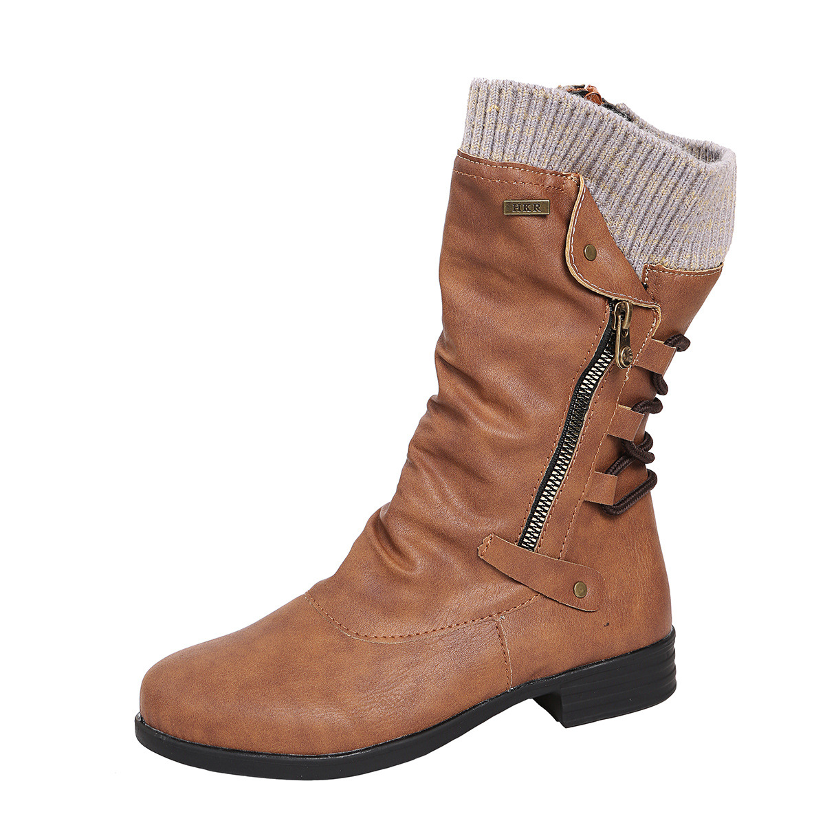 Damen Winterstiefel Weich Komfortabel Warm - Norvielle