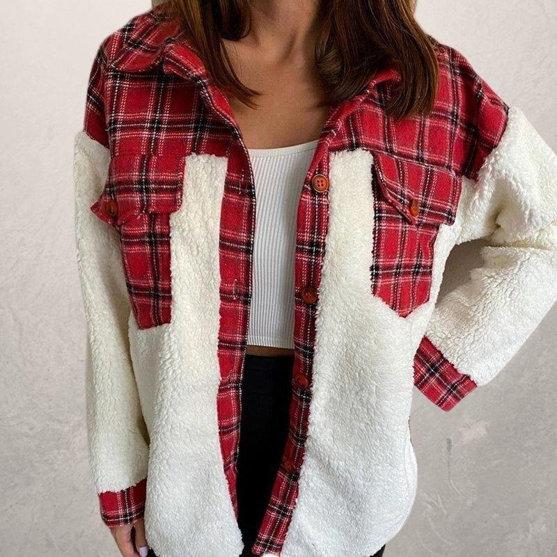 Damen Winterjacke Baumwolle Kuschelig
