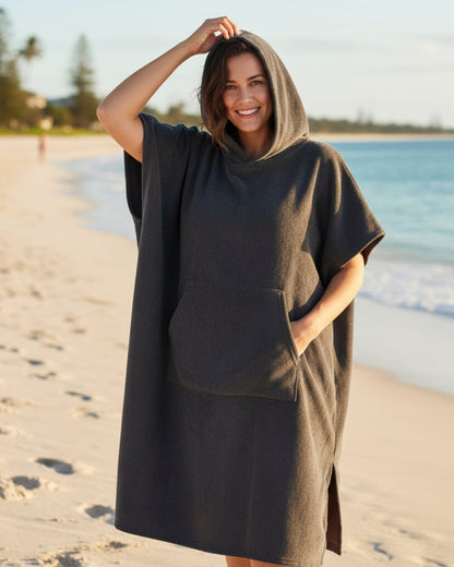 Damen Sommerponcho Leichtes Strandkleid