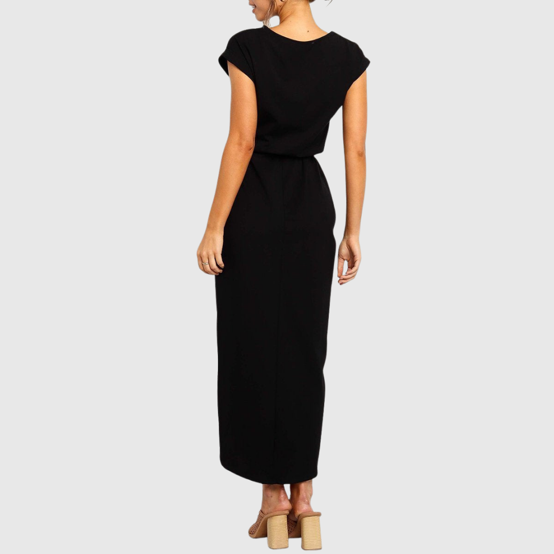 Damen Sommerkleid Midi Midi-Länge