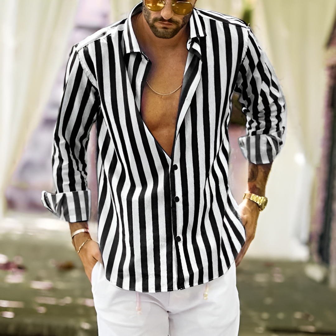 Herren Hemd Business Freizeit Elegantes Baumwoll - Norvielle