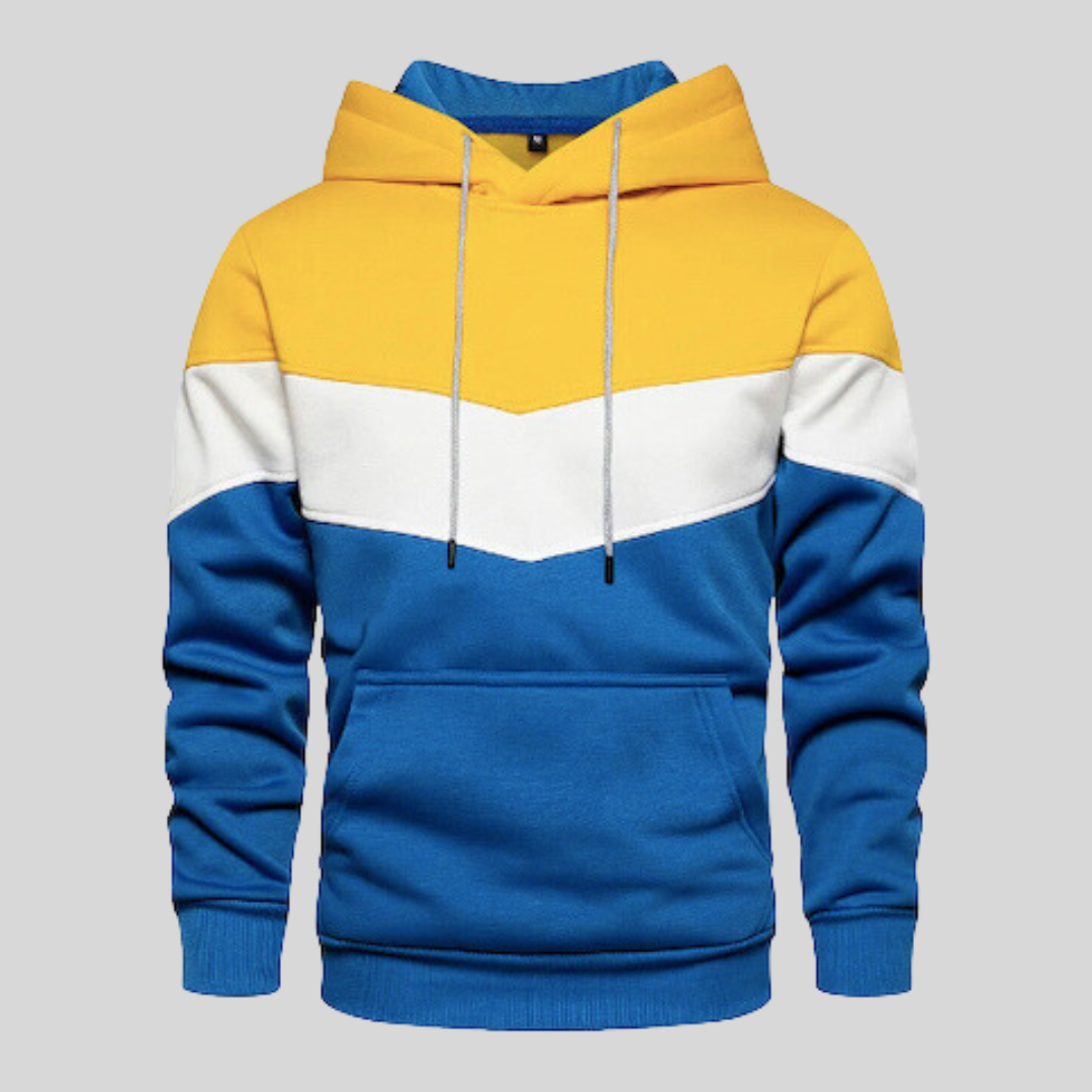 Herren Pullover Patchwork Baumwolle Modern