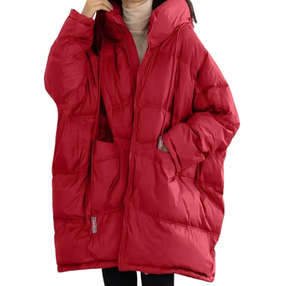 Damen Winterjacke Gepolstert Lockere Fit