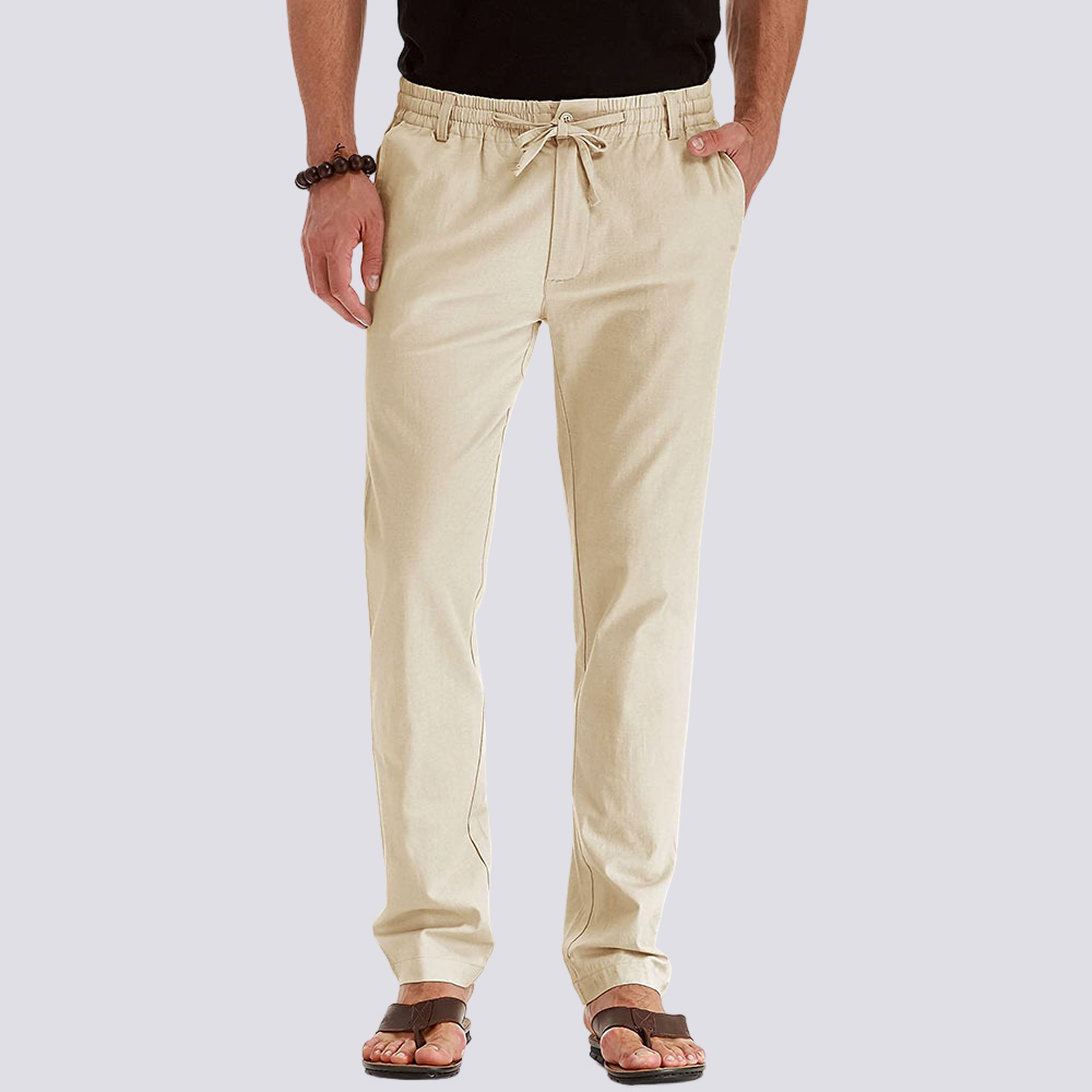 Herrenhose Elastischer Bund Freizeithose Bequem - Norvielle