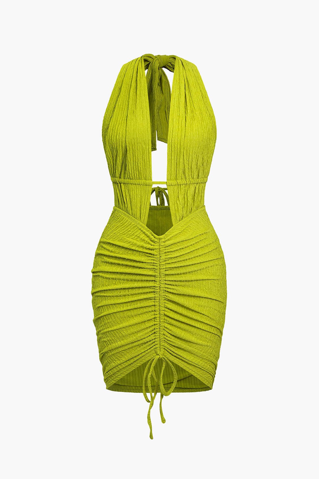 Damen Sommerkleid Rückenfrei Minikleid Kurz