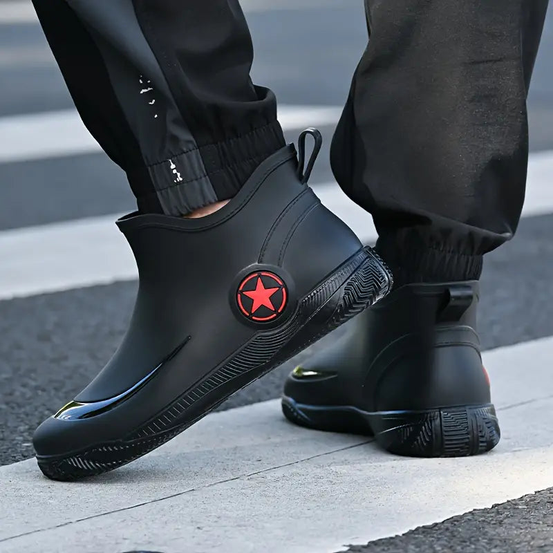 Damen Gummistiefel Kurz Wasserdicht