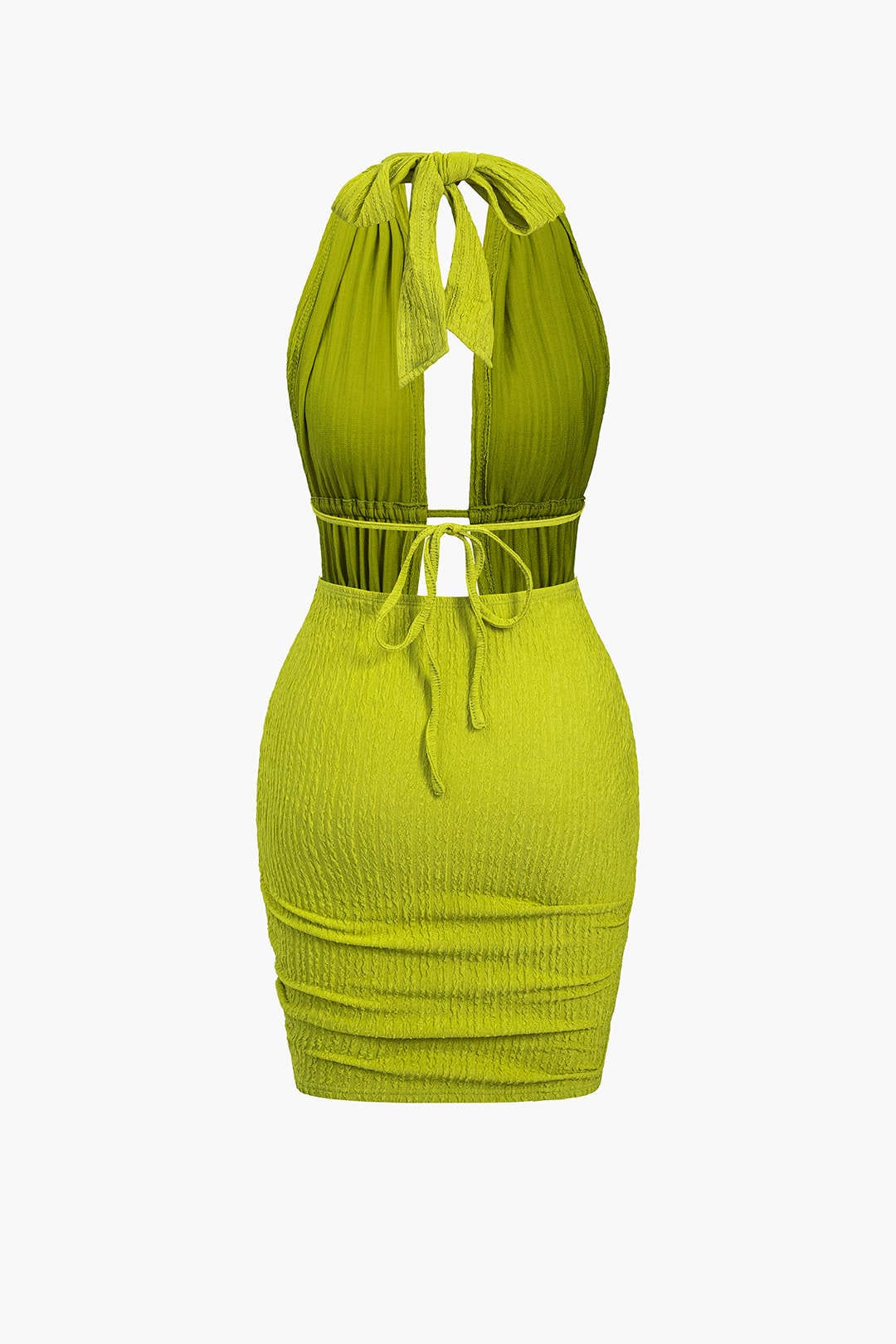 Damen Sommerkleid Rückenfrei Minikleid Kurz