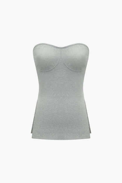 Damen Zweiteiler Set Bustier und Shorts