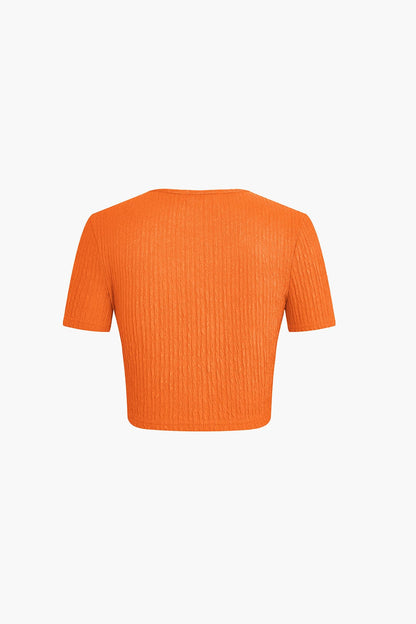 Damen Zweiteiliges Set Raffung Bekleidung