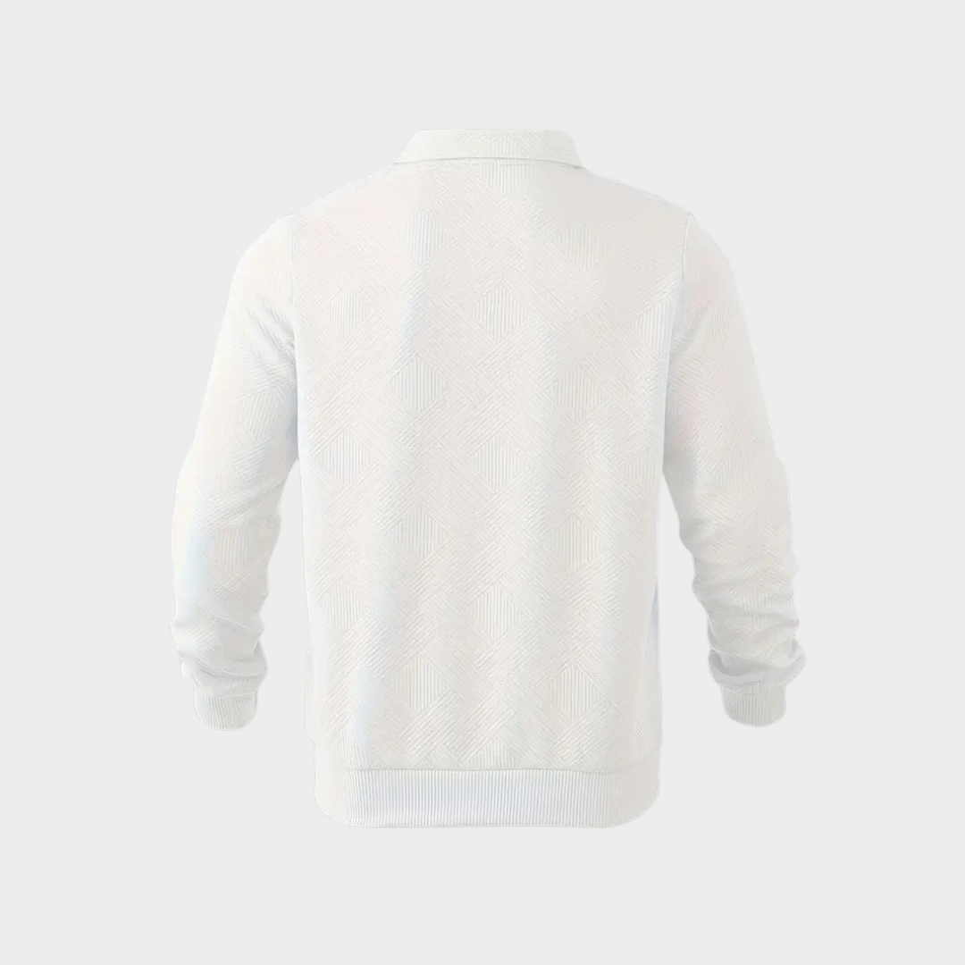 Herren Pullover Halb-Reißverschluss Bequem Freizeit