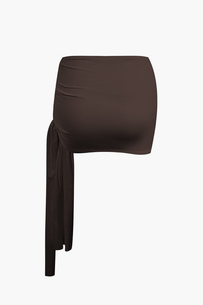 Damen One-Shoulder- mit Minirock