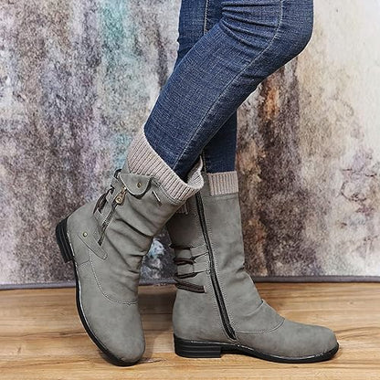 Damen Winterstiefel Weich Komfortabel Warm