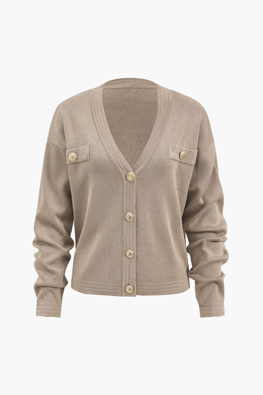 Damen Strick-Set Cardigan Lang Bleistiftrock