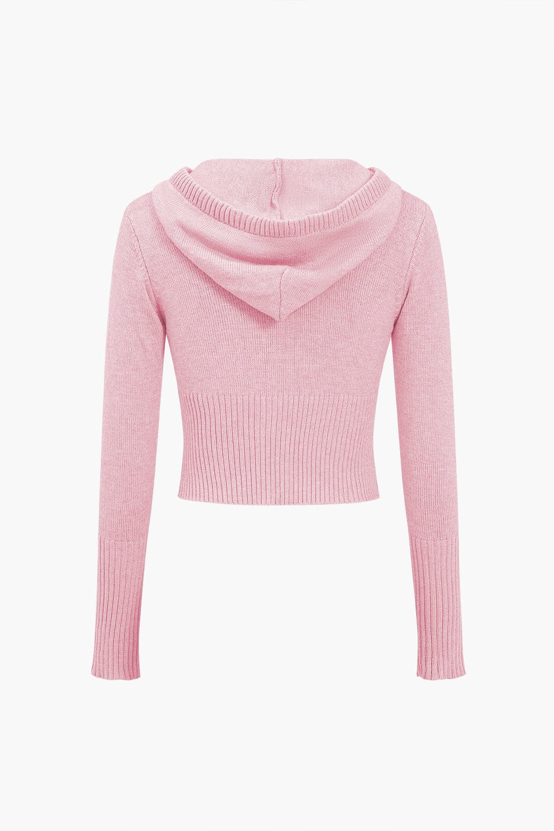 Strick-Set Damen Kapuzenjacke Schlaghose Warm