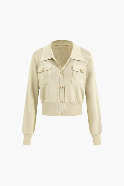 Damen Strickblazer Rock Kombination