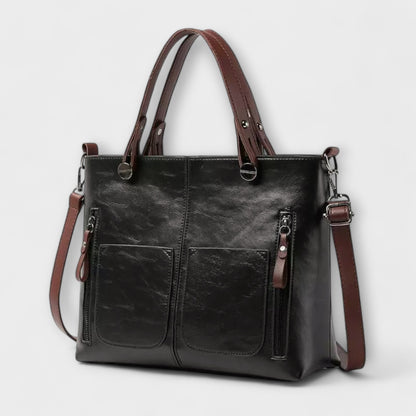 Damen Handtasche Alltag Groß Leder