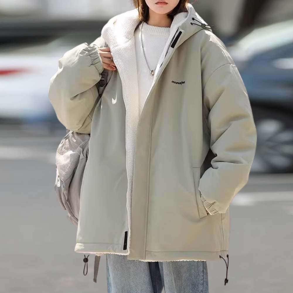 Damen Winterjacke Wendbar Modern Warm