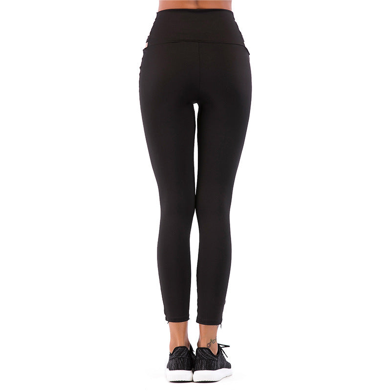 Damen Sportleggings Cut-Out-Design