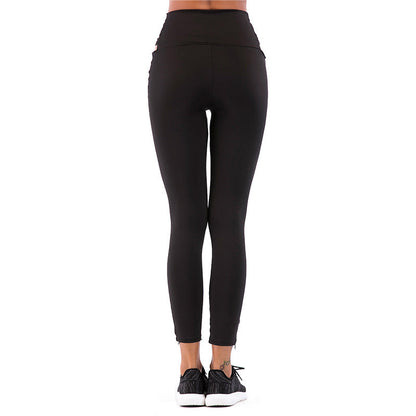 Damen Sportleggings Cut-Out-Design