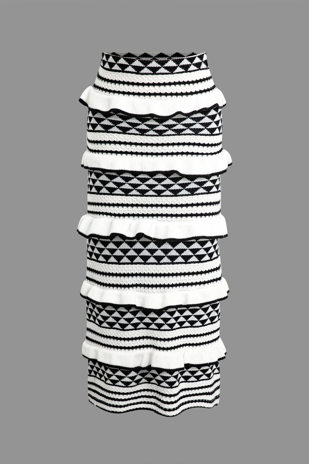 Häkel-Bikini-Set Damen Rüschenrock Strandbekleidung
